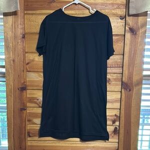 SHEIN Elegant Black Mini Dress
 Swimsuit Cover Up